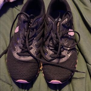 K-Swiss Black and Pink Athletic Shoes
